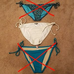 🤍 White Bikini bottoms